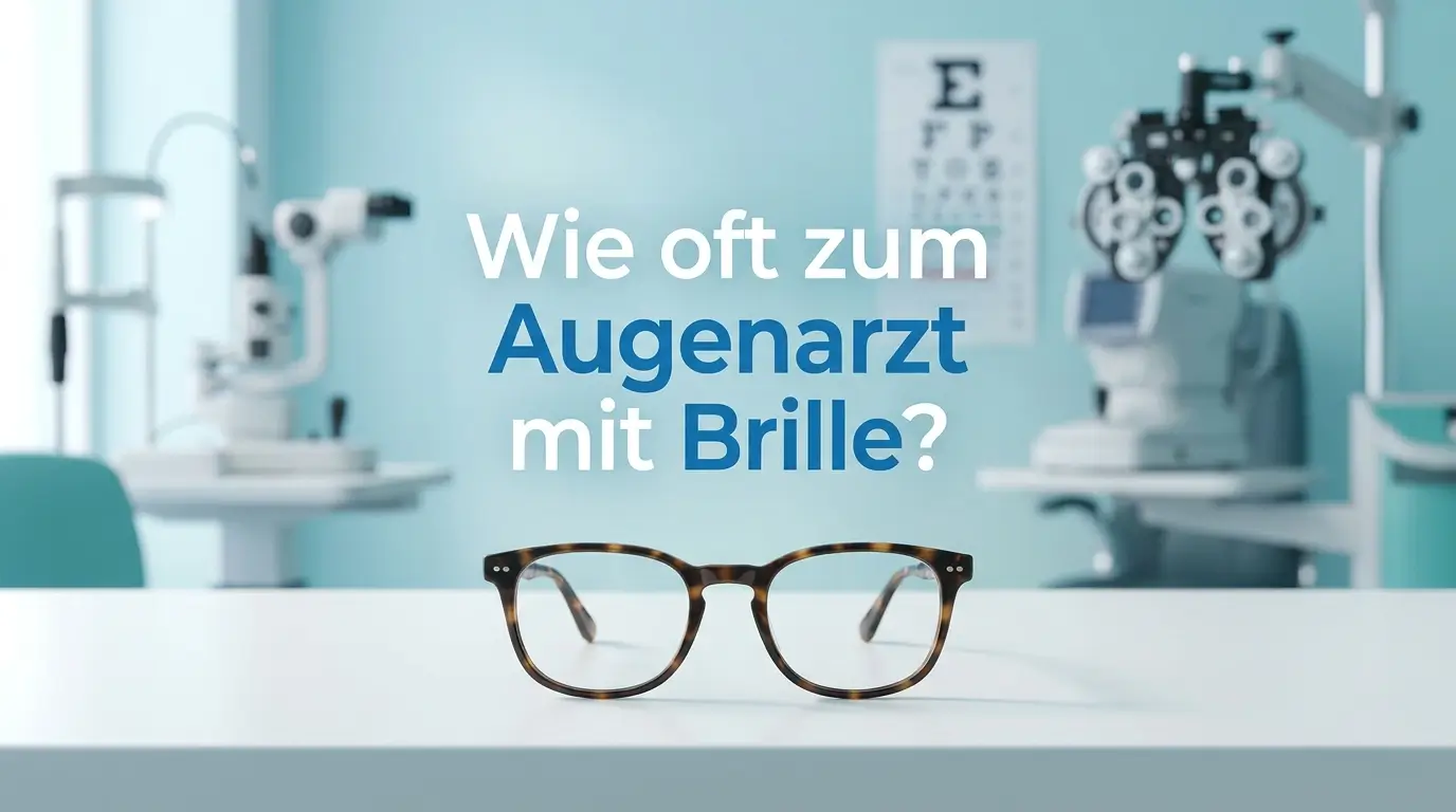 Wie oft zum Augenarzt mit Brille