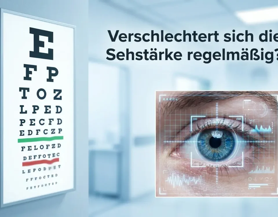 Verschlechtert sich die Sehstärke regelmäßig?